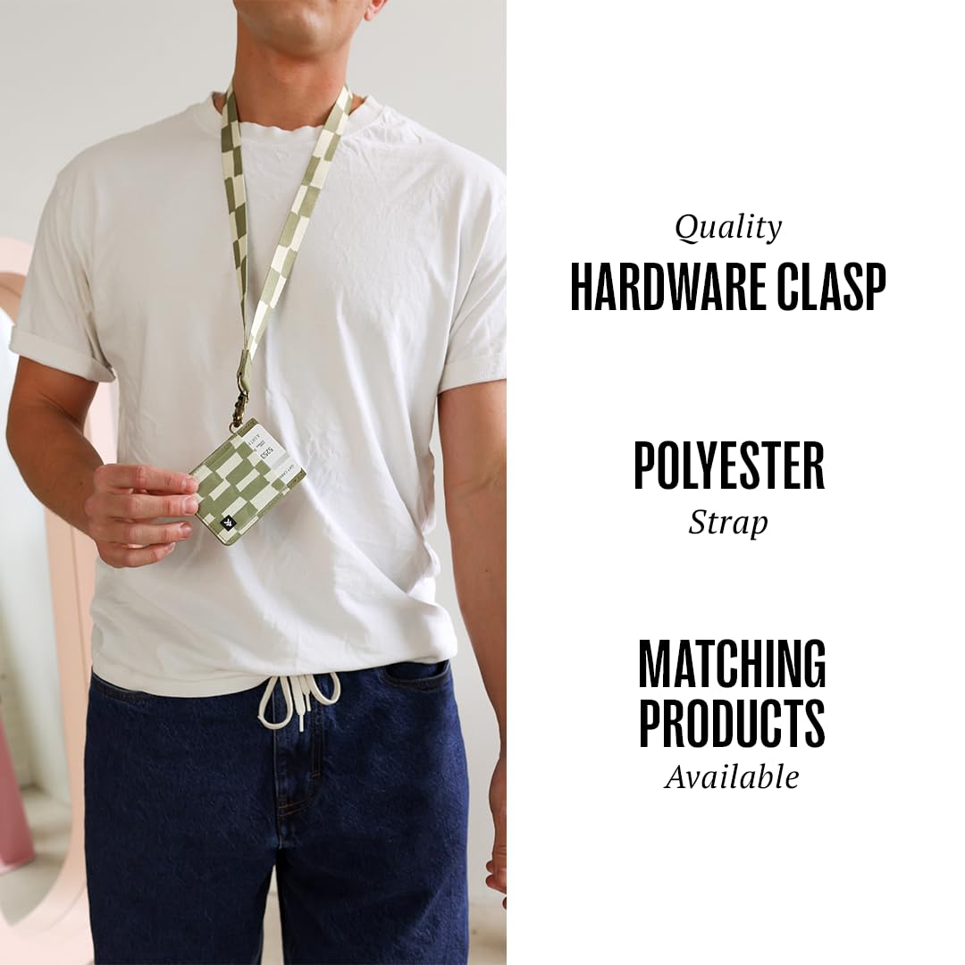 Thread Wallets Cool Neck Lanyard for Men & Women, Cute Key ID Badge & Wallet Holder