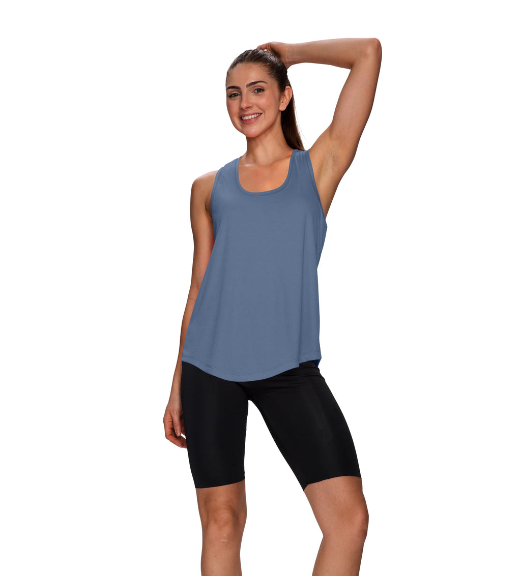 WIHOLL Workout Tops for Women Summer Athletic Tank Tops Sleeveless Shirts Beach Lightweight Gym Clothes