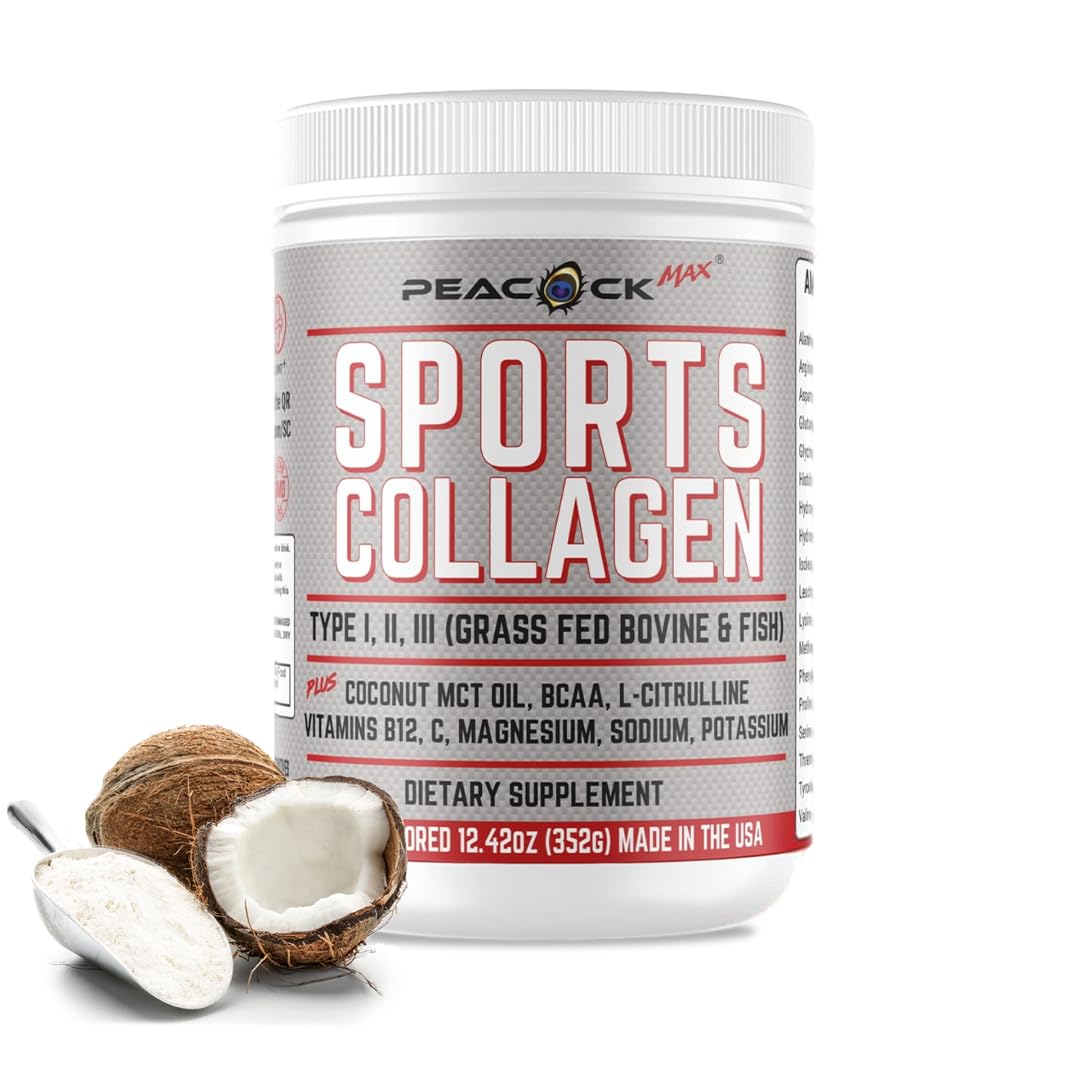 Collagen Keto Coffee Creamer Powder 12.2 oz - Hydrolyzed Collagen Peptides with Coconut MCT Oil, B12, Magnesium, Unflavored Protein Powder, Sugar Free Coffee Creamer for Smoothies & Baking