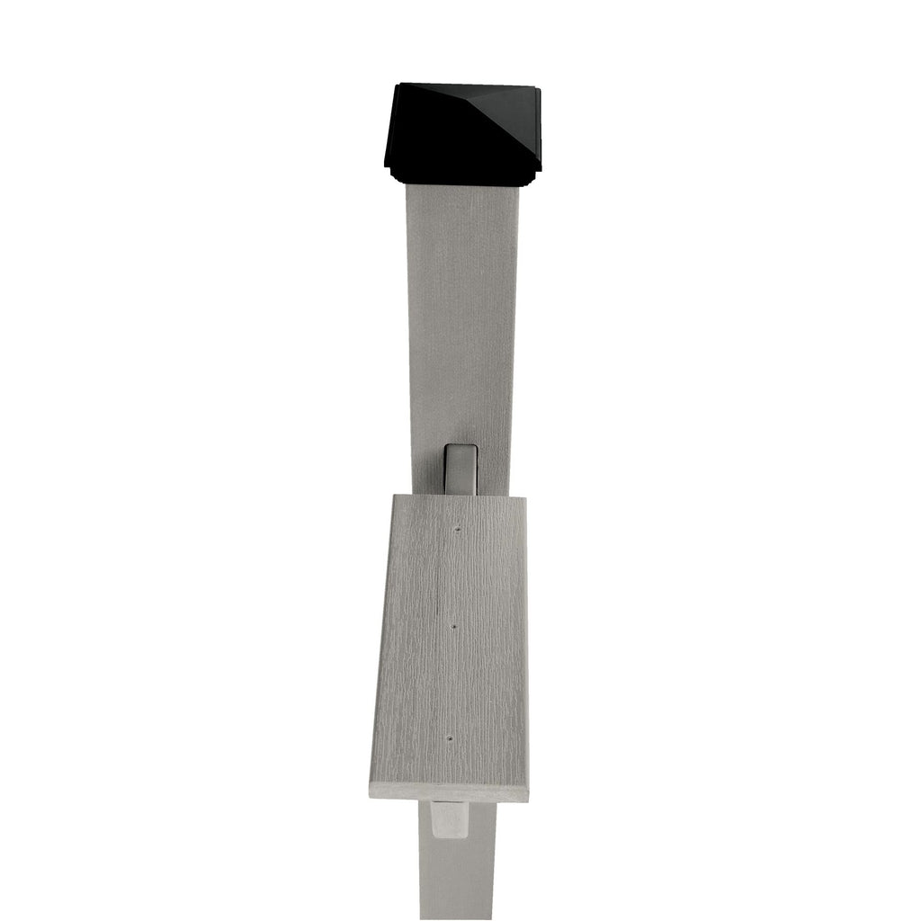 Highwood AD-MLBX1-BKE Hazelton Mailbox Post, Black