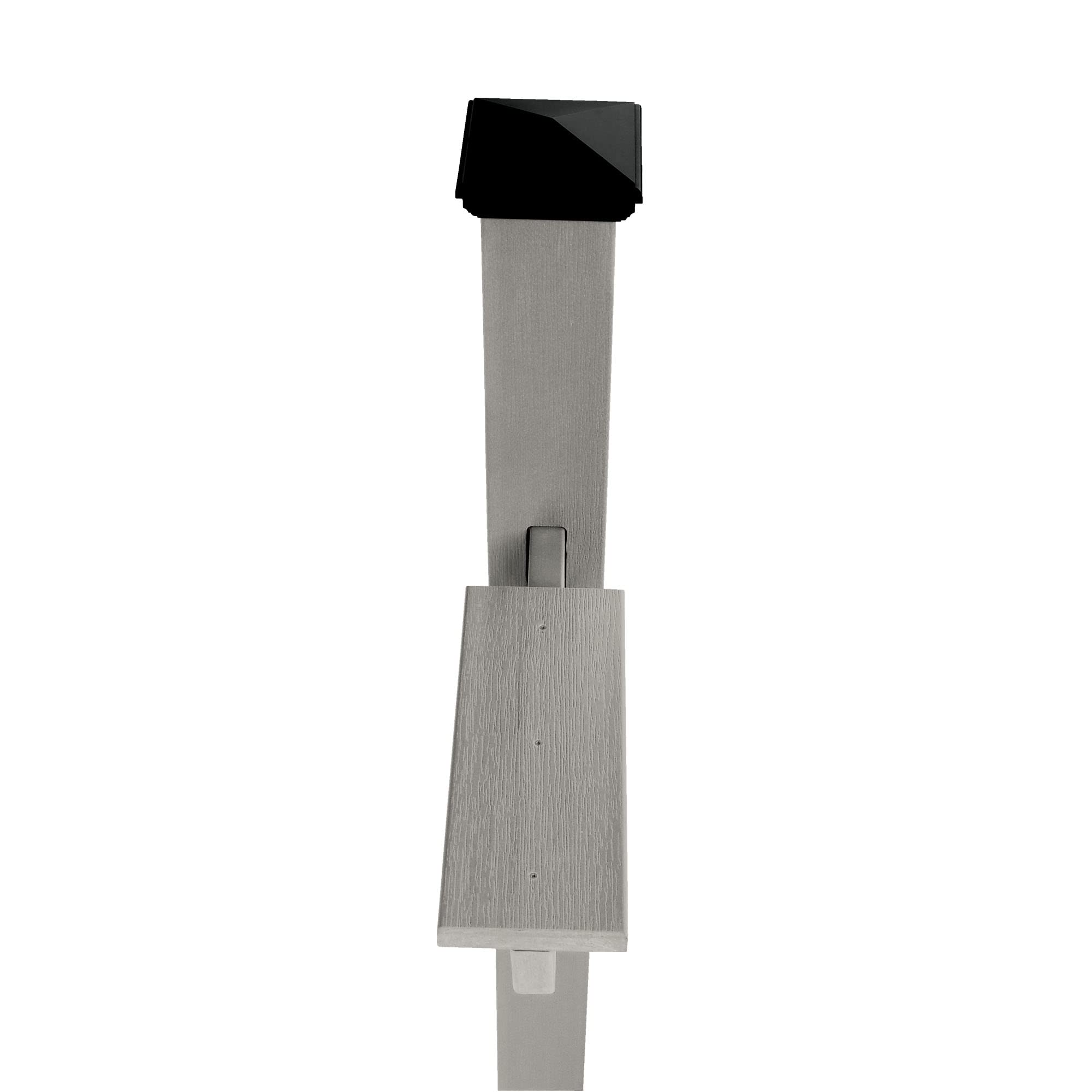 Highwood AD-MLBX1-BKE Hazelton Mailbox Post, Black