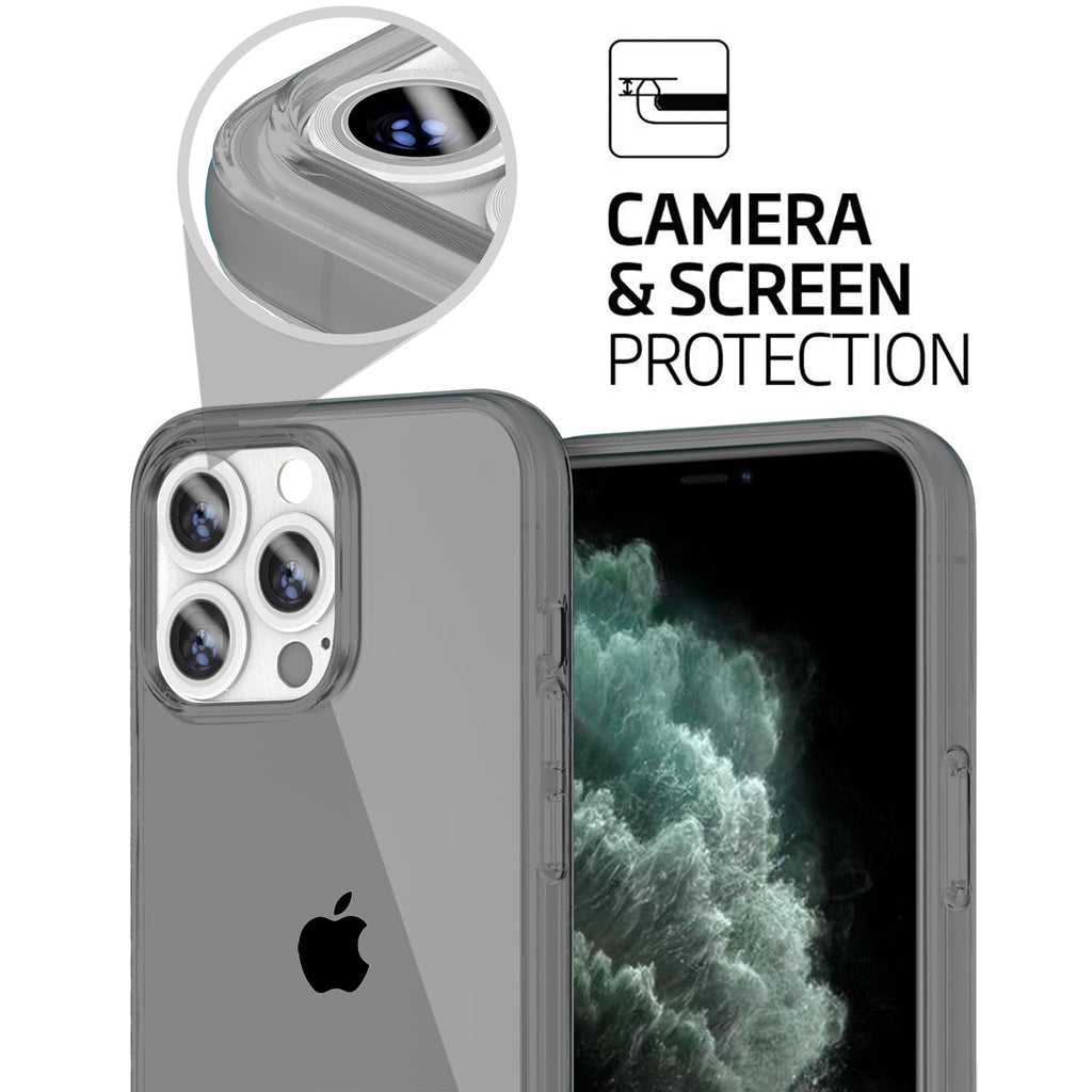 TENOC Phone Case Compatible with iPhone 11, Black Case Anti-Fingerprint Protective Bumper Matte Cover for 6.1 Inch