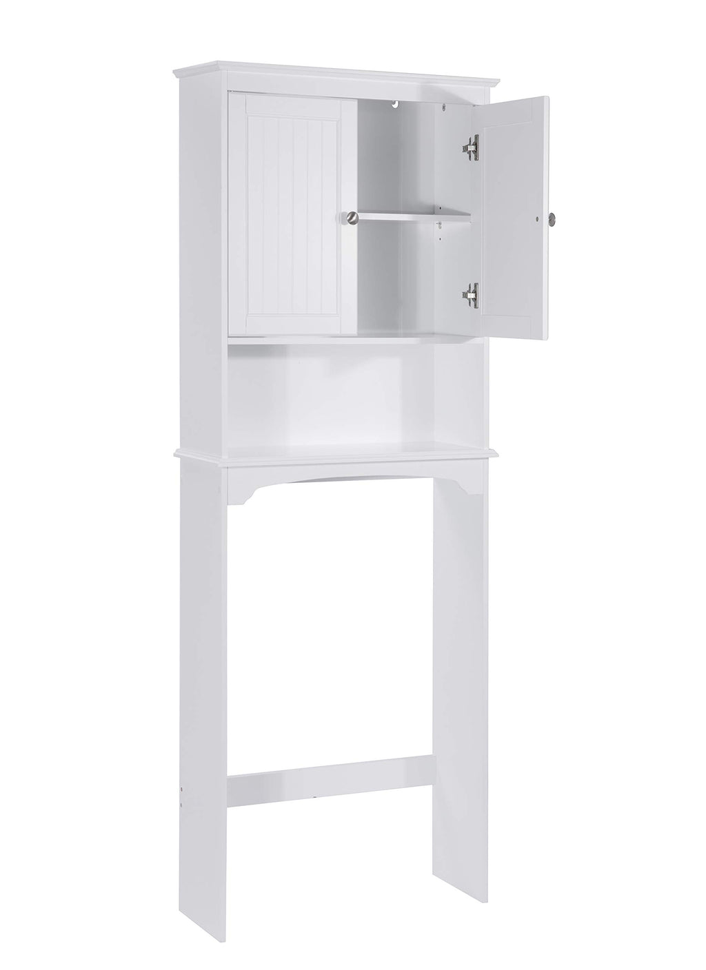 Spirich Over The Toilet Cabinet for Bathroom Storage, Above Toilet Storage Cabinet with Doors and Adjustable Shelves, Espresso