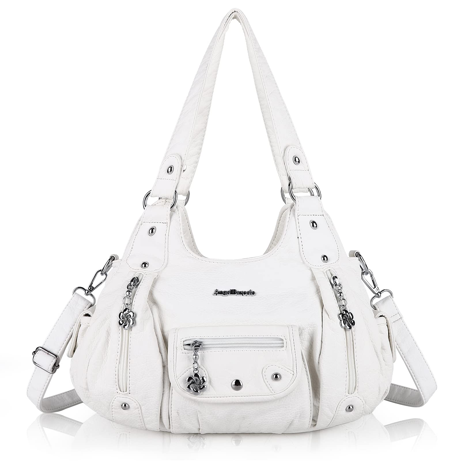 Angel Barcelo Purses for Women Soft PU Leather Shoulder Bag Crossbody Purse and Handbags