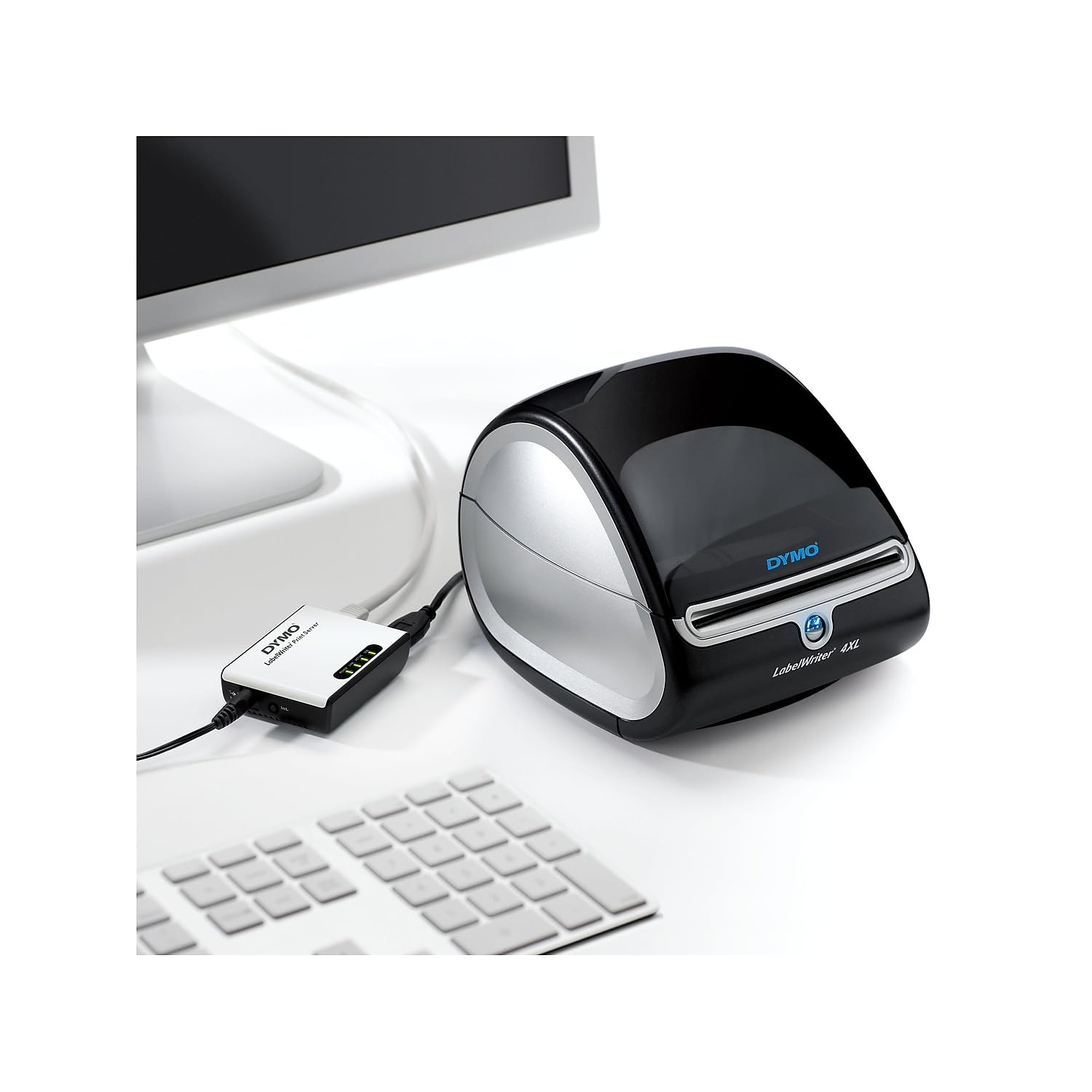 DYMO LabelWriter Print Server, Direct Thermal Output, Wireless Network for Label Makers