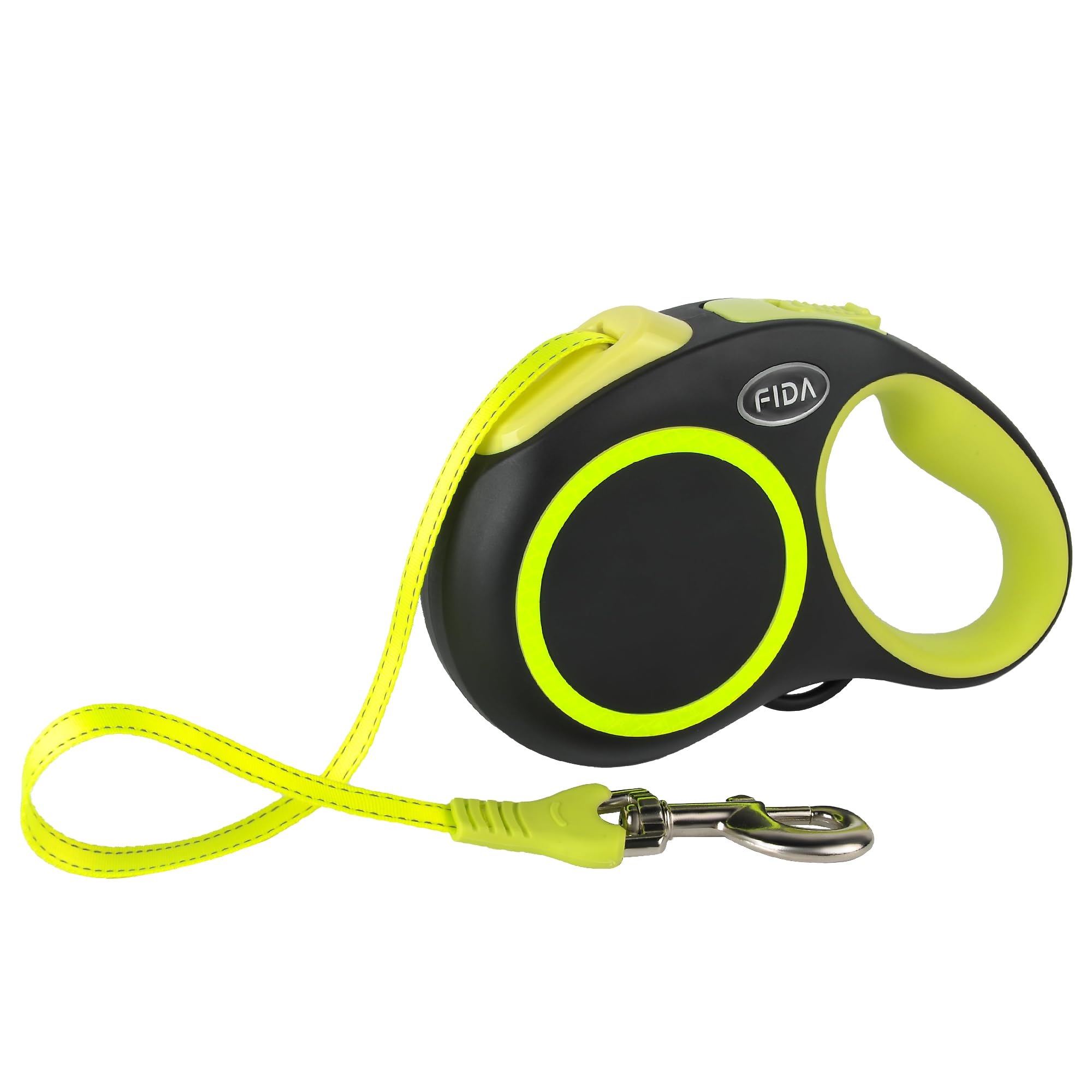 Fida Retractable Dog Leash X-Small Breed, 10 ft Durable Pet Walking Leash for Extra Small Dogs/Cats/Small Animals up to 18 lbs, 360° Tangle Free, Black