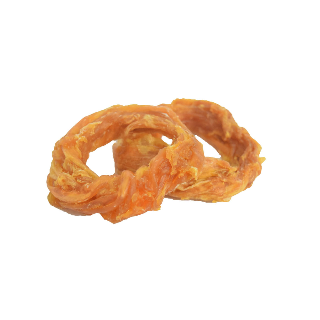 Ultra Chewy Turkey Tendon Knotted Bones for Dogs - Premium All-Natural, Hypoallergenic, Long-Lasting Dog Chew Treat, Easy to Digest - Ingredient Sourced from USA (3.5 Inch - 4 Pack)