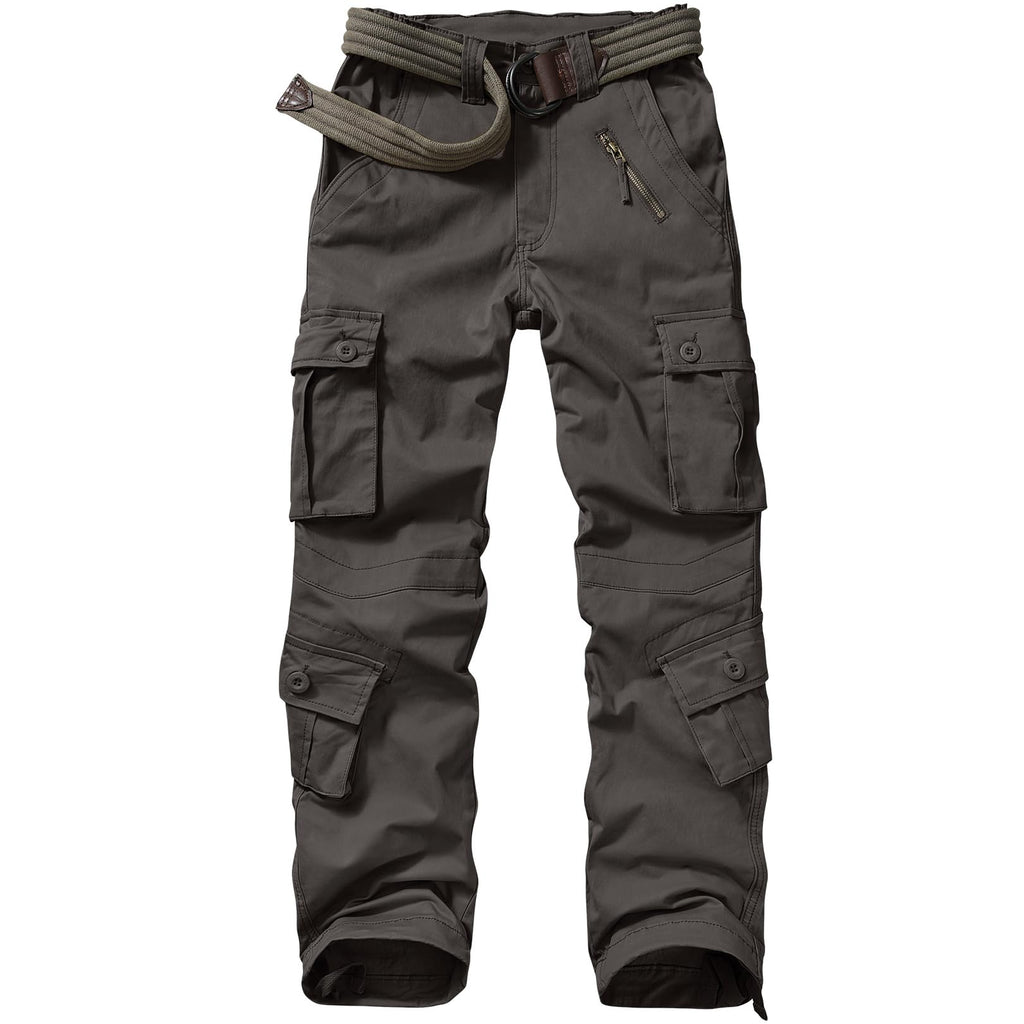 Womens Cargo Pants Army Combat Work Pants with 8 Pockets Casual Cotton Ripstop Construction Pants
