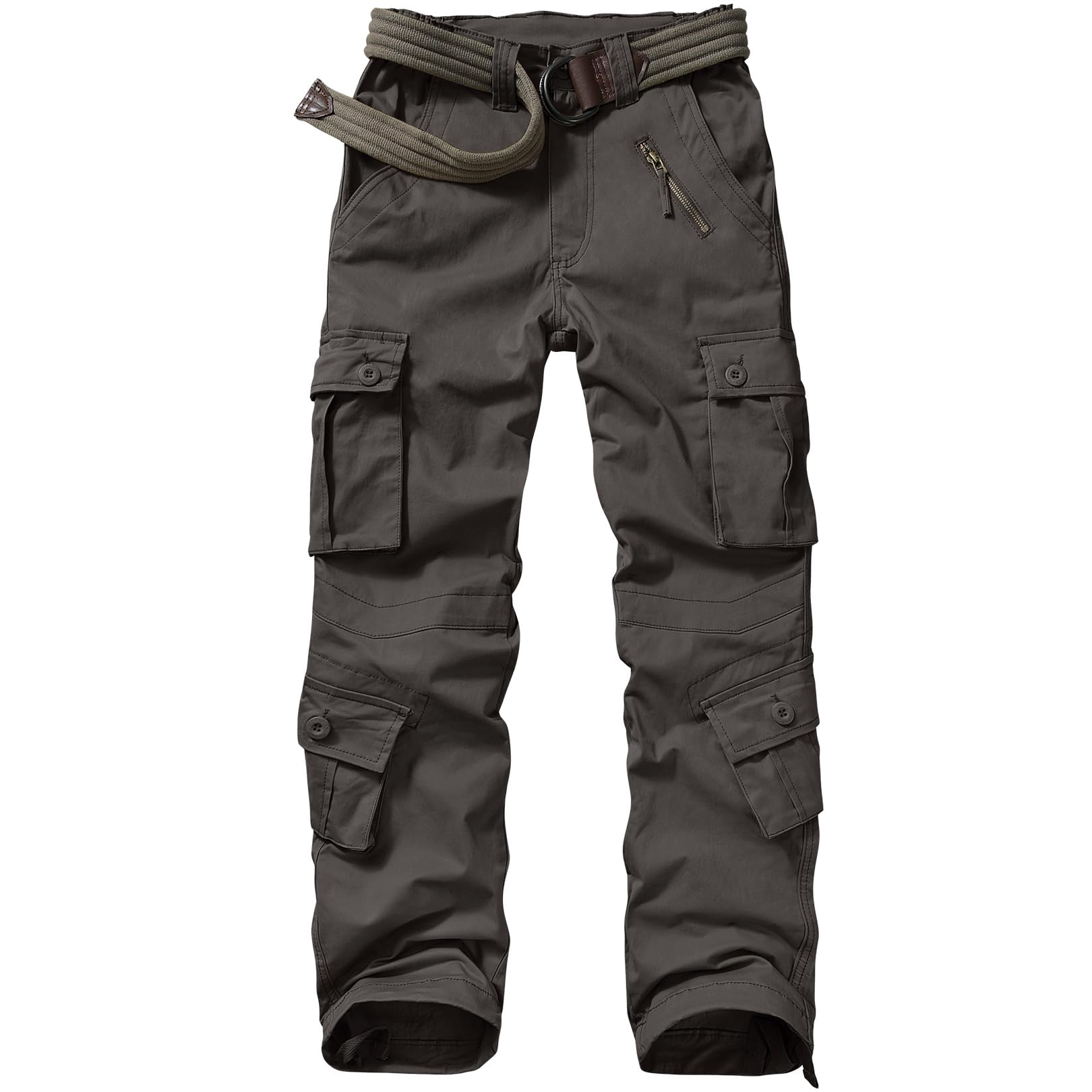 Womens Cargo Pants Army Combat Work Pants with 8 Pockets Casual Cotton Ripstop Construction Pants