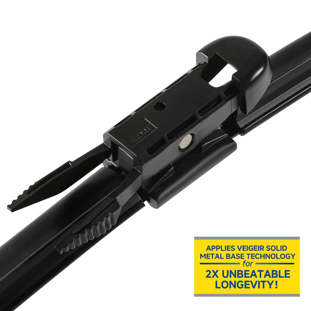 3 Pack Windshield Wiper Blades Compatible with Ford Escape 2008 2009 2010 2011 2012 Original Factory Quality Front Rear Wipers Blade Set for My Car - 20" 20" 12"