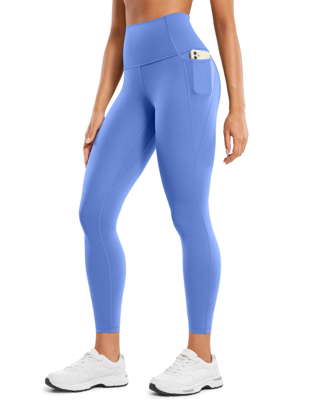 CRZ YOGA Butterluxe Workout Leggings Pockets 25'' - High Waisted Gym Womens Yoga Pants Buttery Soft