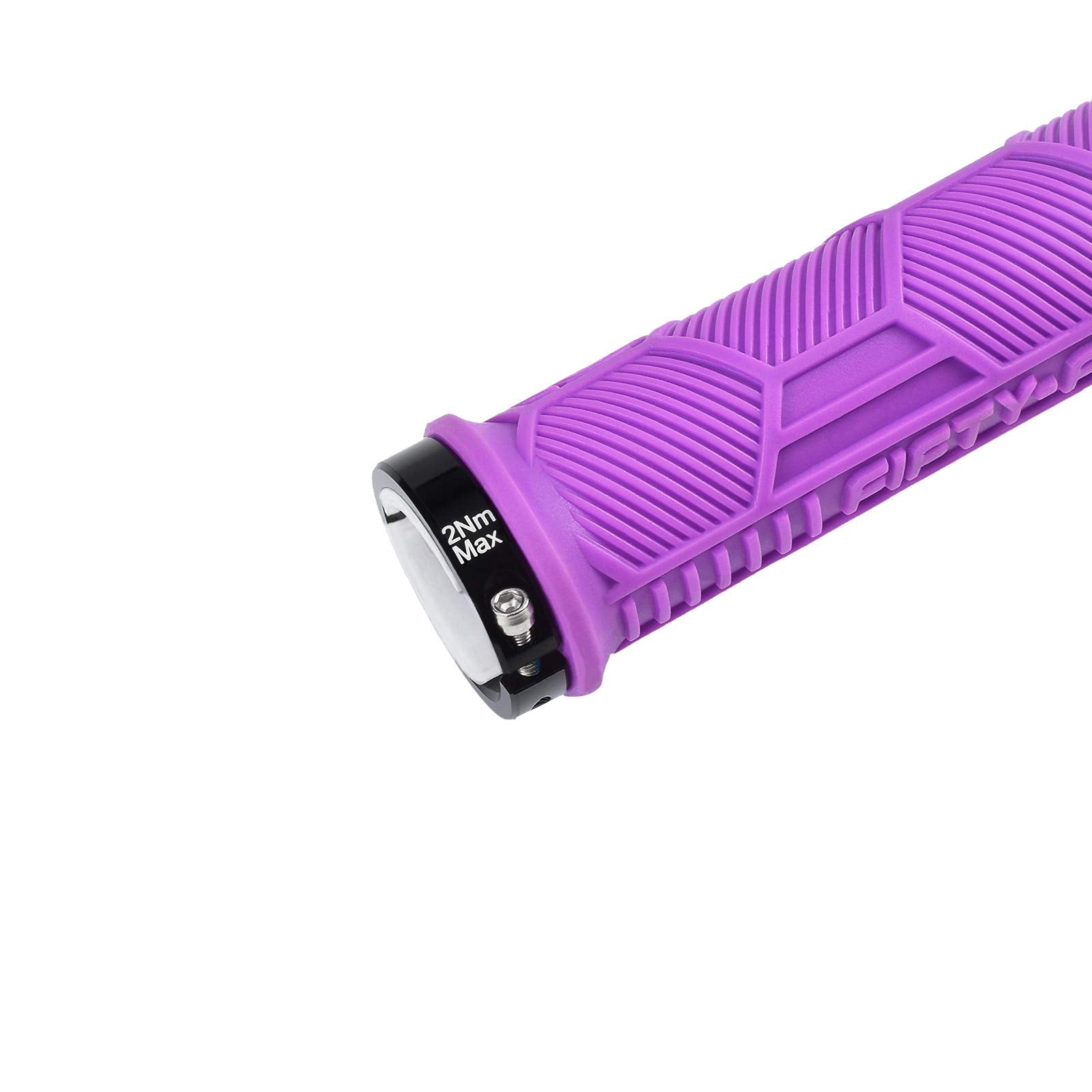 FIFTY-FIFTY Double Lock-On Mountain Bike Grips, Bicycle Handlebar Locking Grips, Non-Slip MTB Handle