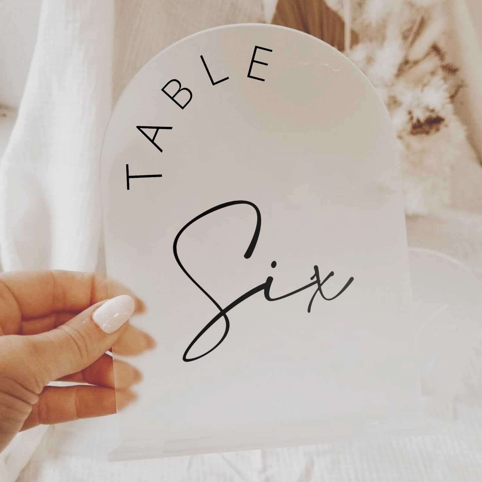 Black Arched Wedding Table Numbers 1-10 with Stands, 5x7 Inch Black Arch Acrylic Sign with Gold Letters, Acrylic Table Numbers for Wedding Reception