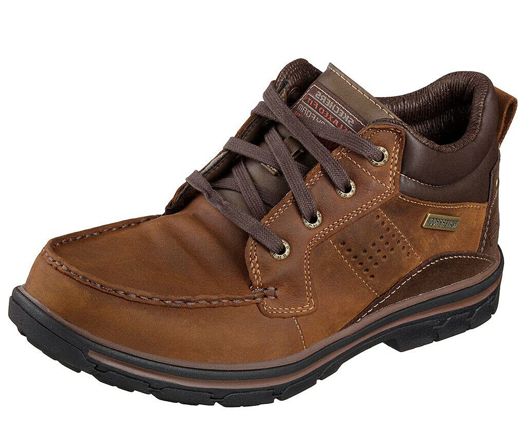 Skechers Men's Segment Melego Leather Chukka Waterproof Boot