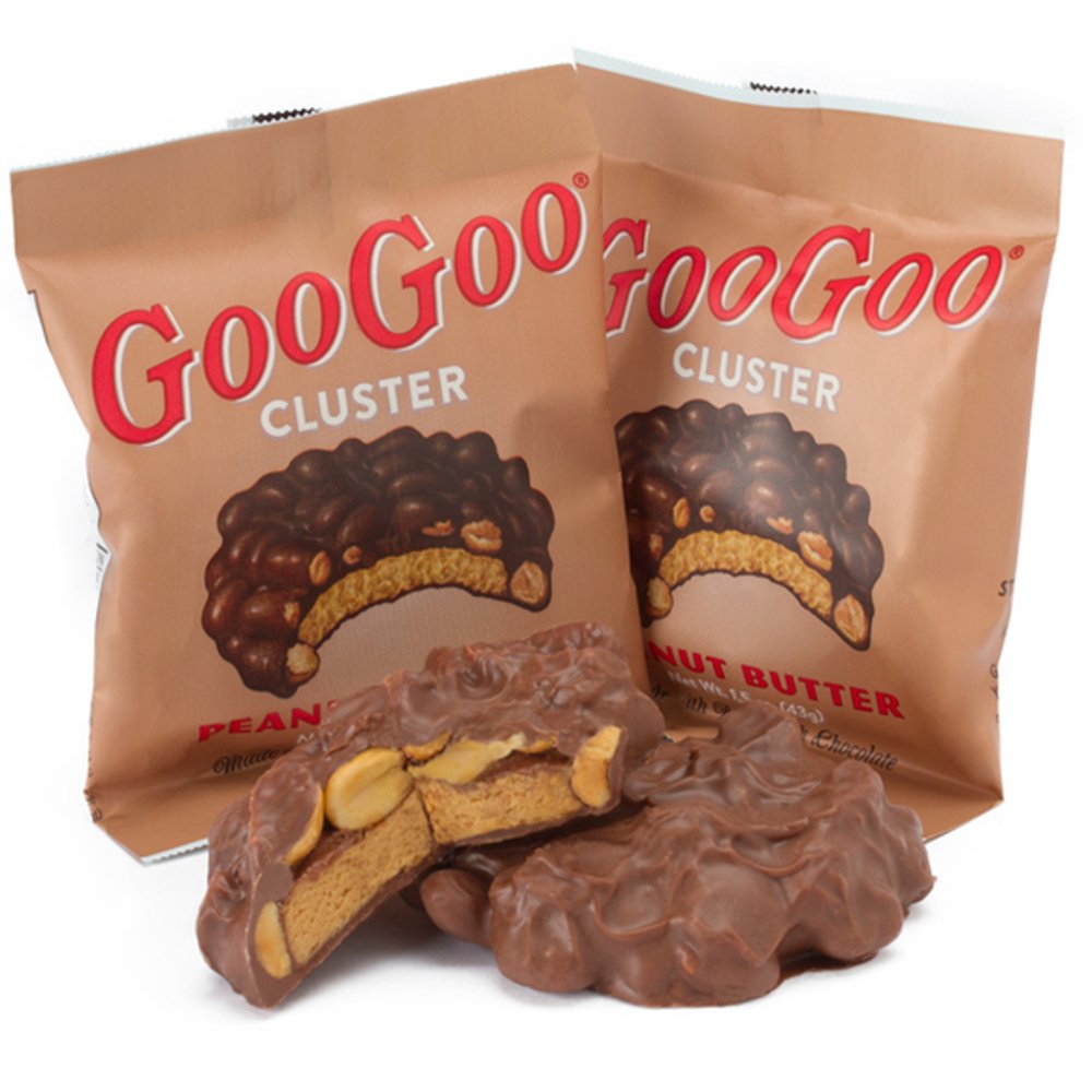 Goo Goo Cluster Variety Pack - 2 of each Flavor Large Bars - Original, Supreme, Peanut Butter