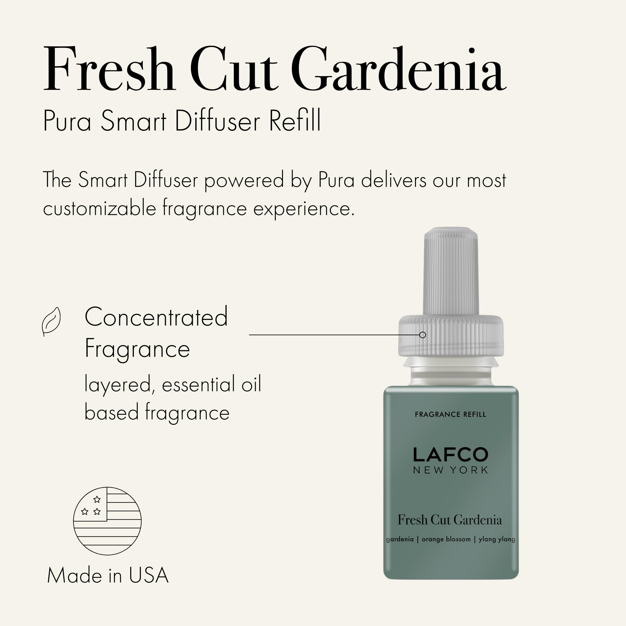LAFCO New York Pura Smart Device Refill, Big Sky - Pack of 2 - Each Vial Delivers Up to 2 Weeks of Fragrance Life - Made in the USA