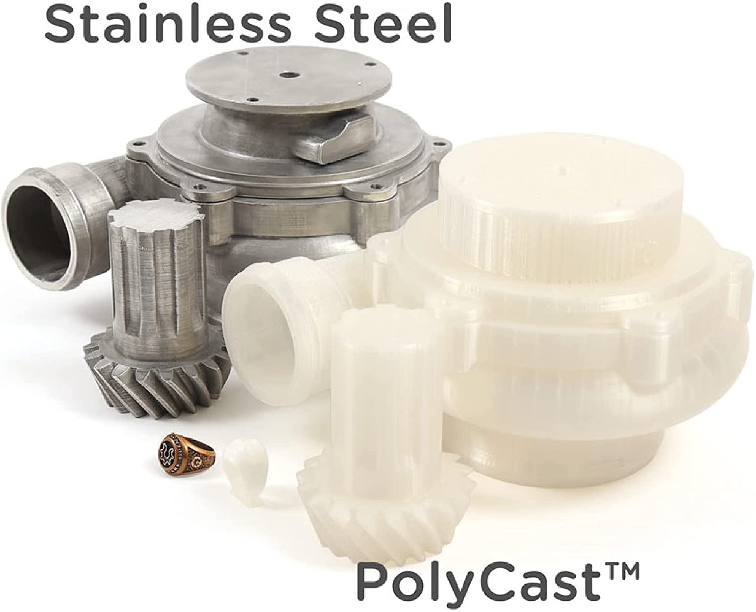 Polymaker PolyCast Filament 1.75mm for Investment Casting 0.75kg, 3D Printing Filament for Lost Wax Investment Casting, Similar to Wax Filament for Metal Casting Plaster Cleanly Burn Out