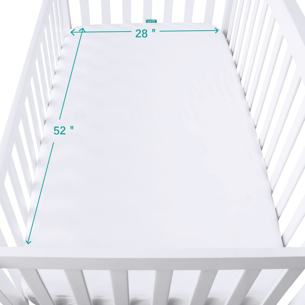 2 Pack Twin Mattress Protector Waterproof, Noiseless & Soft Coverage Mattress Fitted Sheet Twin with Deep Pocket up to 14", Super Breathable & Easy Wash Twin Size Mattress Protector
