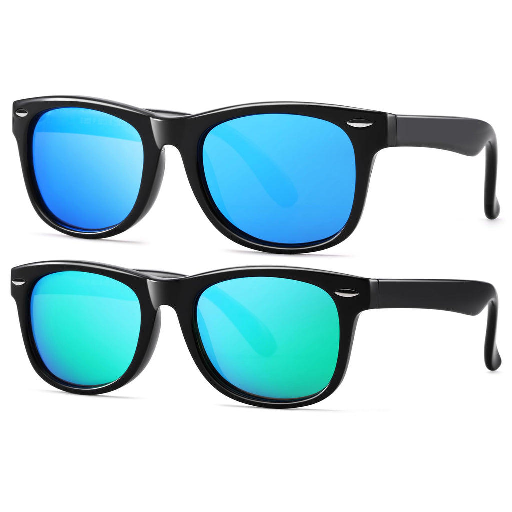 Pro Acme Kids Polarized Sunglasses, Flexible TPEE Frame Shades for Toddler Girls Boys, Ages 3-12