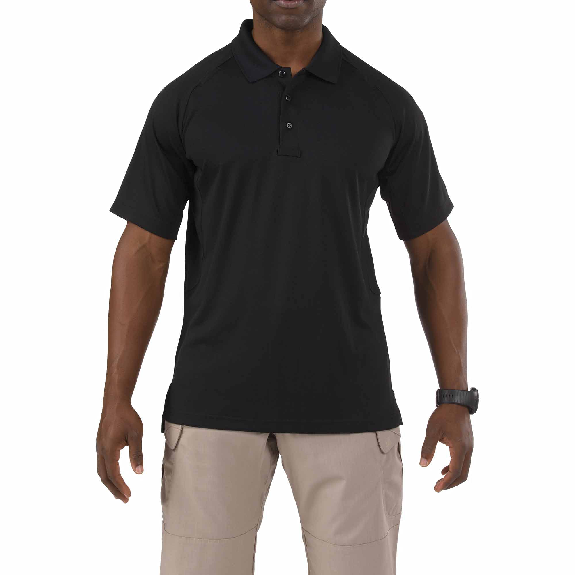 5.11 Tactical Men's Performance Short Sleeve Polo, 100% Polyester, Moisture Wicking, Style 71049