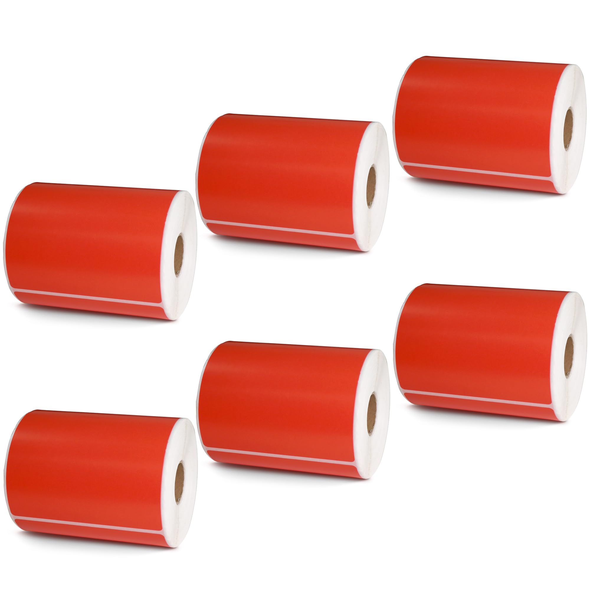 BETCKEY - 1" x 0.5" Small Labels Compatible with Zebra & Rollo Label Printer, Premium Adhesive & Perforated[Light Blue, 6 Rolls, 14580 Labels]