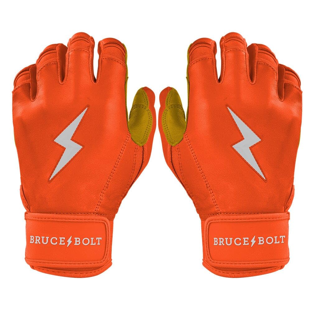 BRUCE BOLT Original Series Short Cuff Batting Gloves - Classic Edition - Adult & Youth Sizes