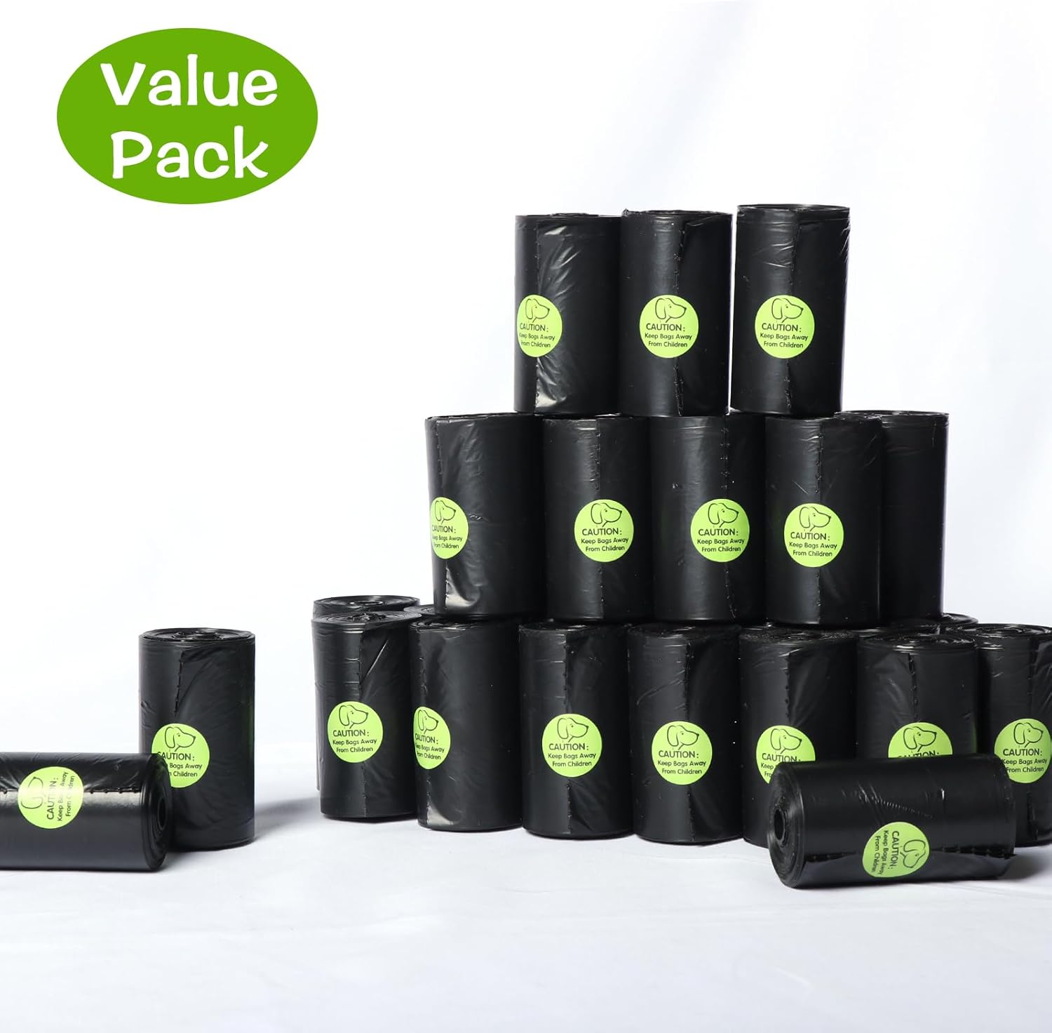 DREAM&GLAMOUR Dog Poop Bags,value pack,1200 Count Extra Thick and Strong Poop Bags for Dogs,60 Rolls,20 Doggy Bag Per Roll,Each Measures 9 x 13 Inches,Guaranteed Leak-Proof