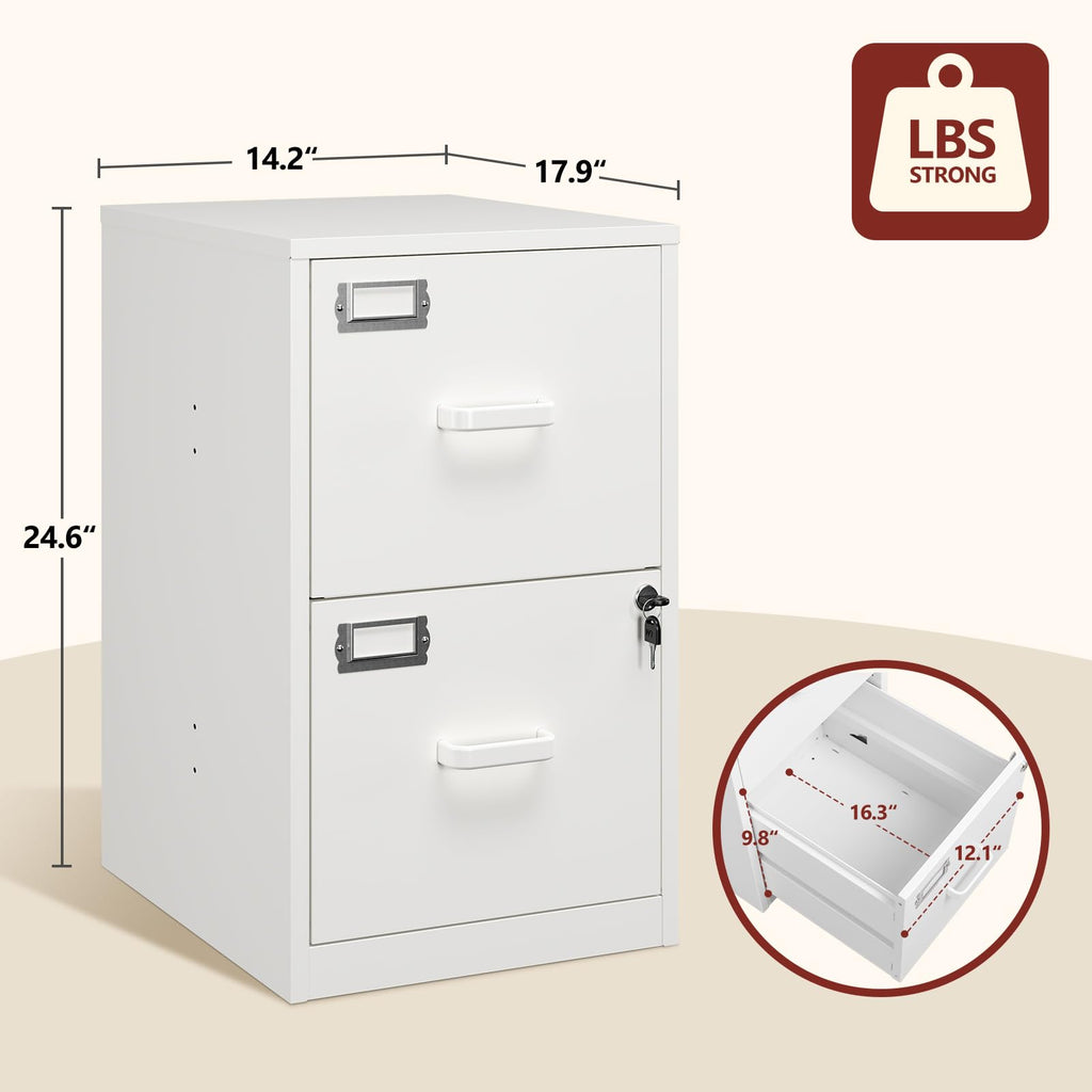 RAVIGIN 4 Drawer File Cabinet with Lock,Vertical Filing Cabinet for Home Office,Metal File Cabinets with Lock,Storage Files for A4/ Legal/Letter, Require Assembly, (Black)