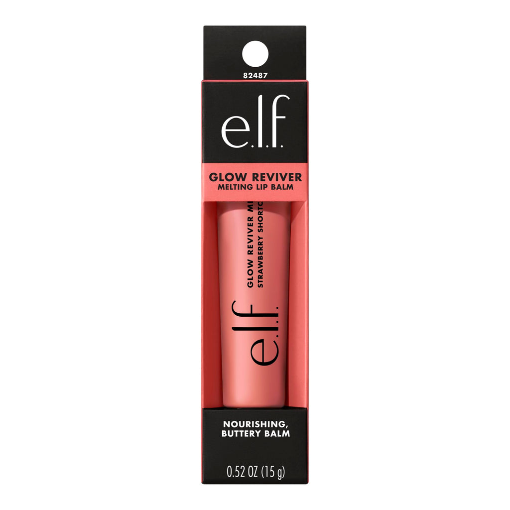 e.l.f. Glow Reviver Melting Lip Balm, Hydrating Tinted Lip Balm For A Glossy Finish & Soft, Supple Lips, Vegan & Cruelty-Free, Blackberry Sorbet