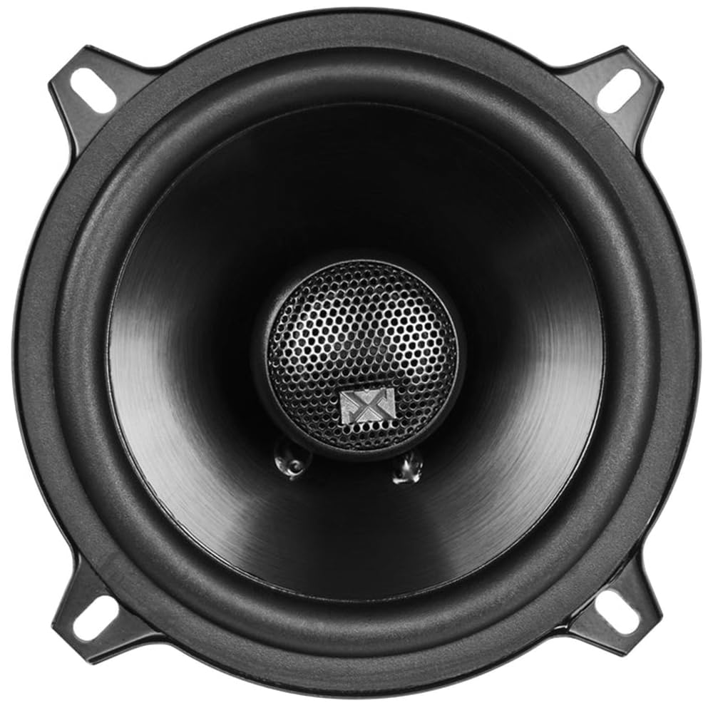 NVX NSP35 3.5" Car Speakers, 200W Max, 70W RMS, 2-Way Coaxial w/Silk Dome Tweeters & Built-in X-Overs, Easy to Install in Cars/Trucks/Doors (Pair)