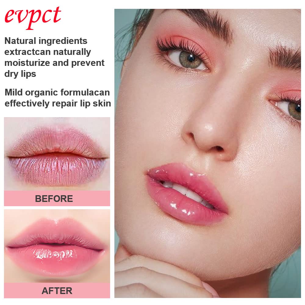 evpct 2Pcs Blueberry Tinted Lip Balms PH Lip Color Changing Lipstick Balm Stain Gift Set Queen for Women Girls Korean Mood Long Lasting Color Change Light Pink Lipstick Lip Tint Plumper Gloss