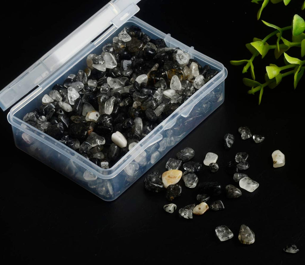 Chip Stone Beads Turquoise 5-8mm About 400 Pieces Irregular Gemstones Healing Crystal Loose Rocks Bead Hole Drilled DIY for Bracelet Jewelry Making Crafting (5-8mm, Turquoise)