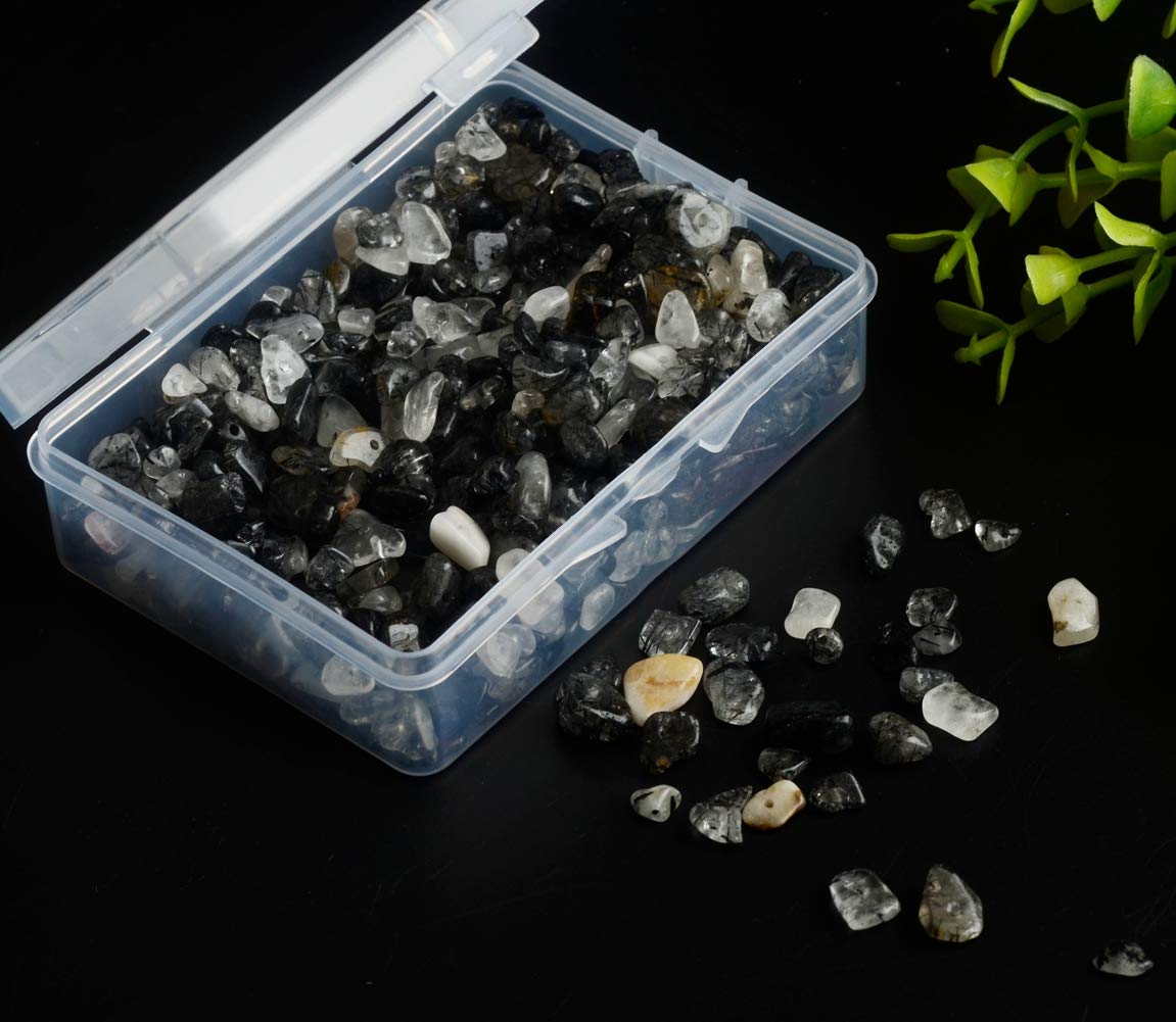 Chip Stone Beads Turquoise 5-8mm About 400 Pieces Irregular Gemstones Healing Crystal Loose Rocks Bead Hole Drilled DIY for Bracelet Jewelry Making Crafting (5-8mm, Turquoise)