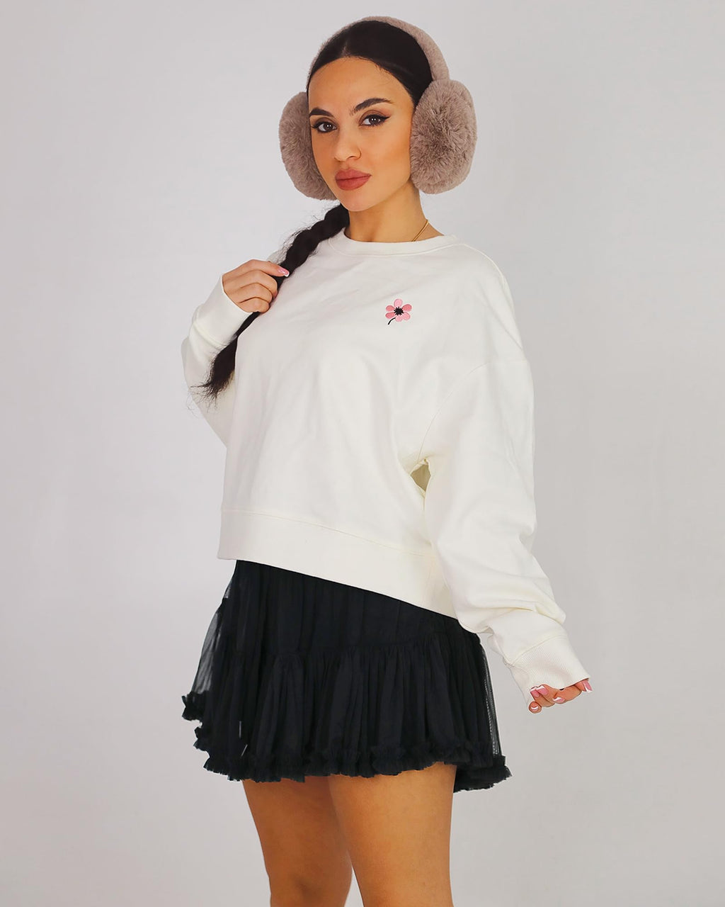 Stelle Women's High Waist Athletic Skorts with Shorts Pockets Ruffle Hem Flowy Skirts Mini Tiered Short Skirt Casual Summer