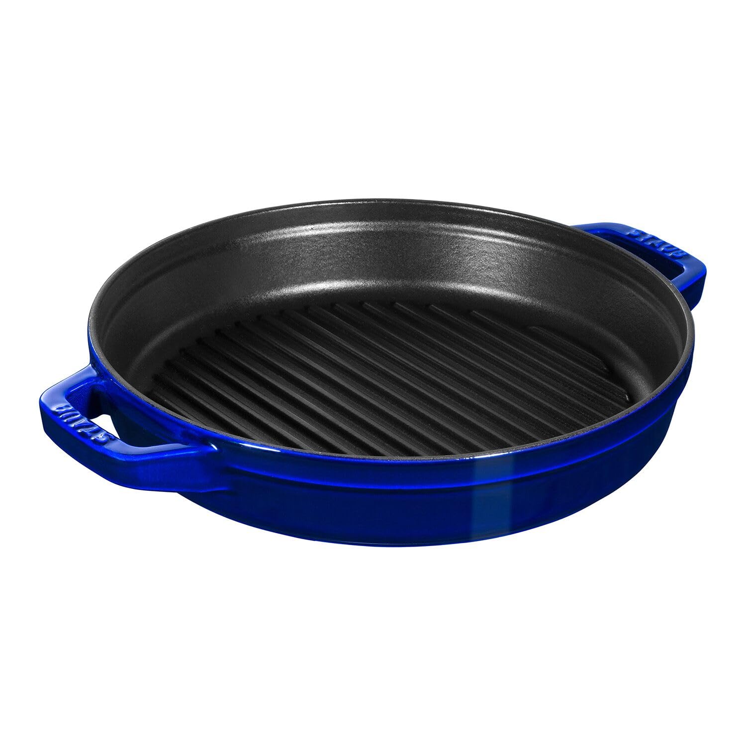 Staub Cast Iron 4-pc Stackable Set - Dark Blue
