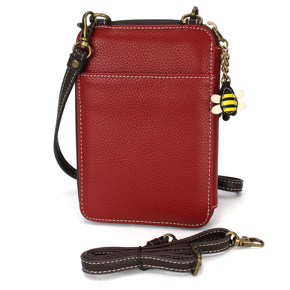 CHALA Wallet Crossbody Cell Phone Purse - Women Faux Leather Multicolor Handbag with Adjustable Strap