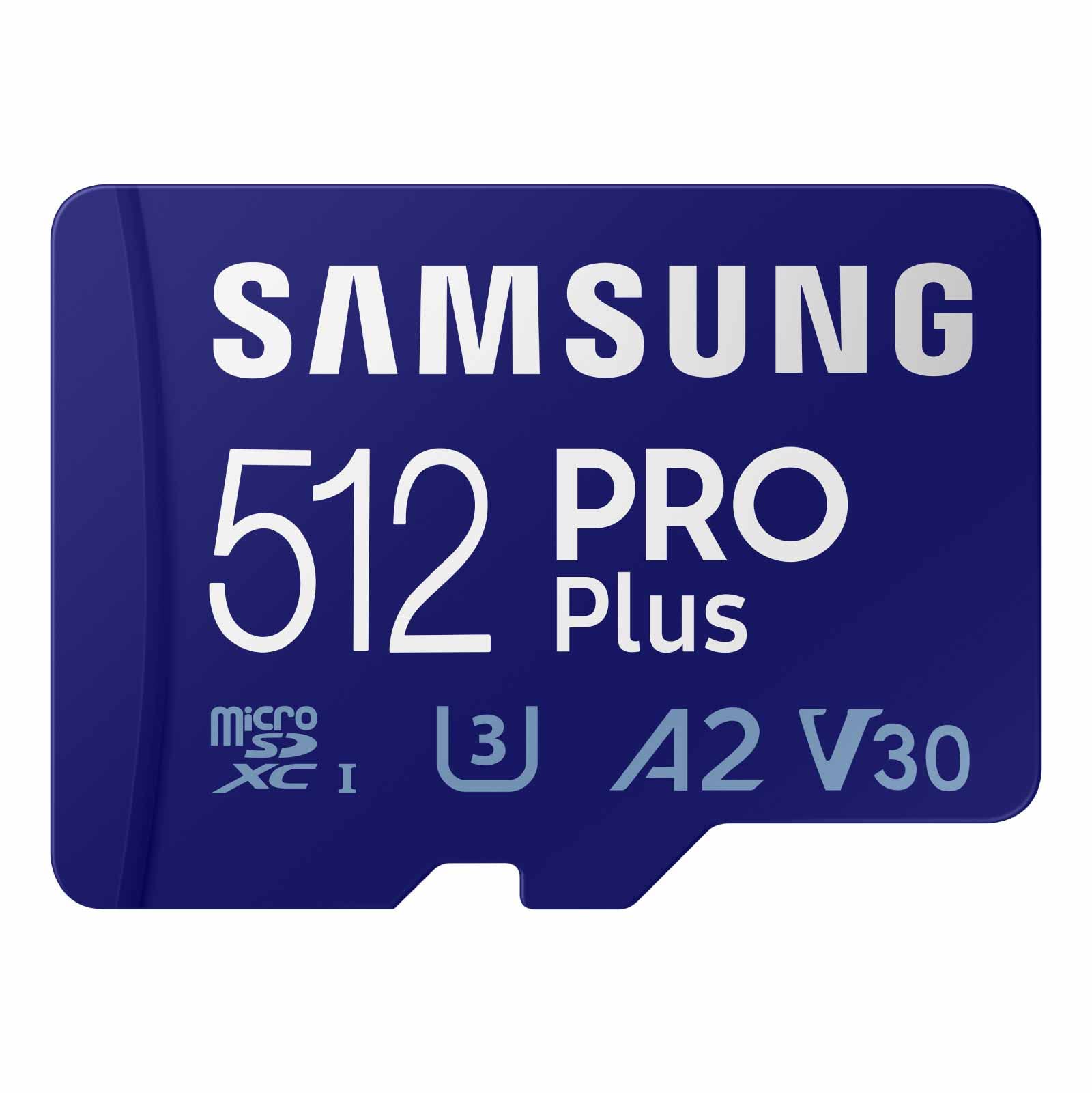 Samsung PRO Plus microSD Memory Card + Adapter, 128GB microSDXC, Up to 180 MB/s, Full HD & 4K UHD, UHS I, C10, U3, V30, A2, for Android Smartphones, Tablets, GoPRO, and DJI Drone (MB MD128SA/AM)