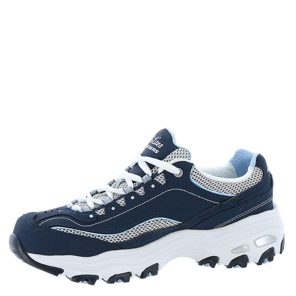 Skechers Women's D'lites Life Saver Memory Foam Lace-up Sneakers