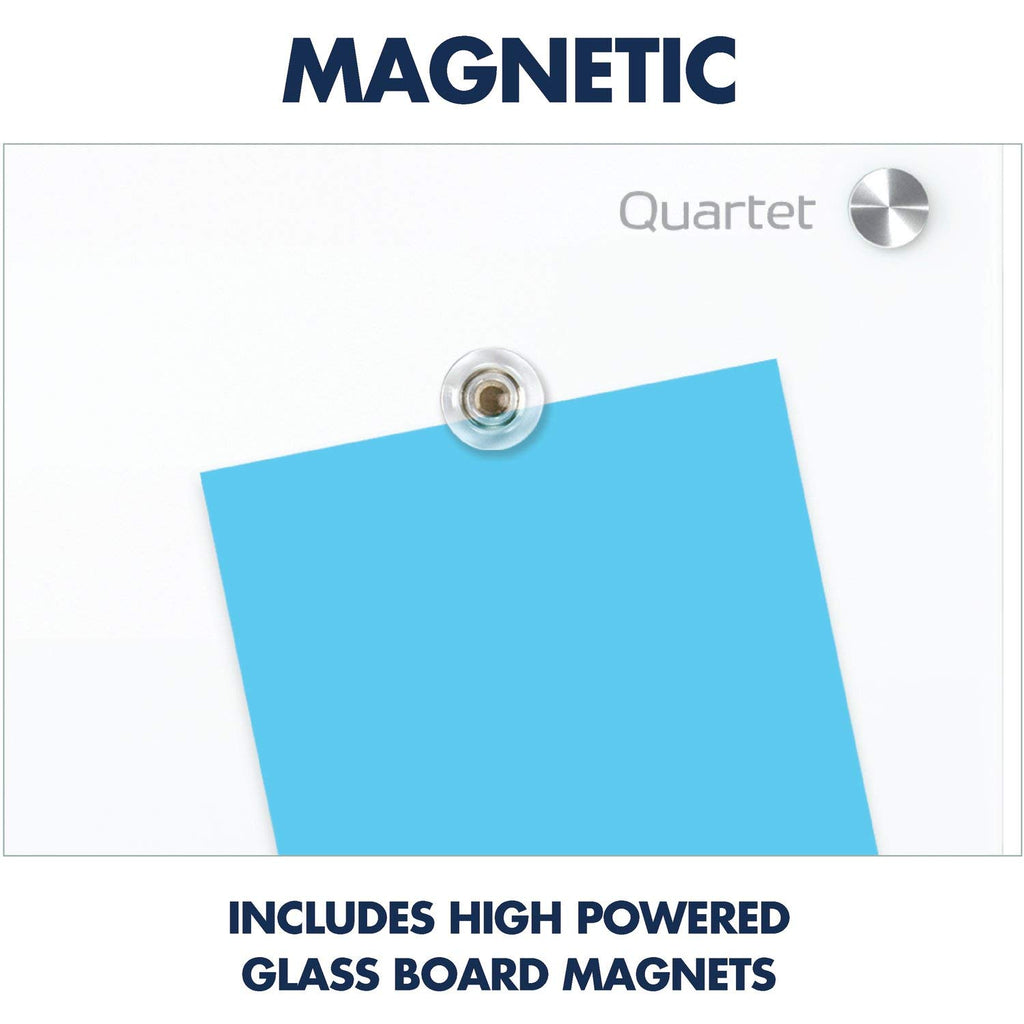 Quartet Dry Erase Board, Magnetic Whiteboard 36" x 24", Glass Board for Wall, Infinity, Brilliance White (G23624W)