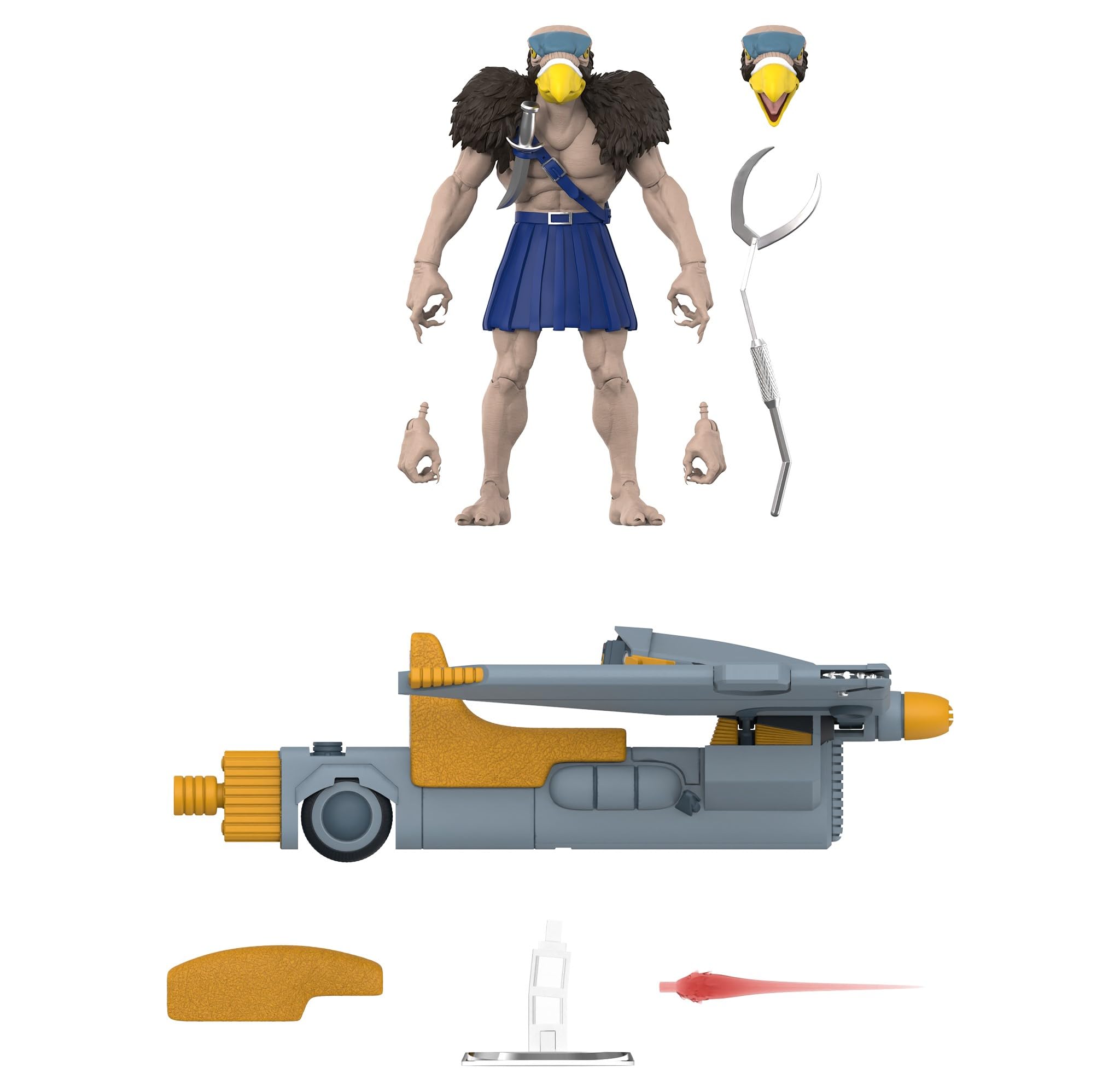 Super7 ULTIMATES! Thundercats Ghost Jaga - 7" Thundercats Action Figure with Accessories - Classic Cartoon Collectibles and Retro Toys