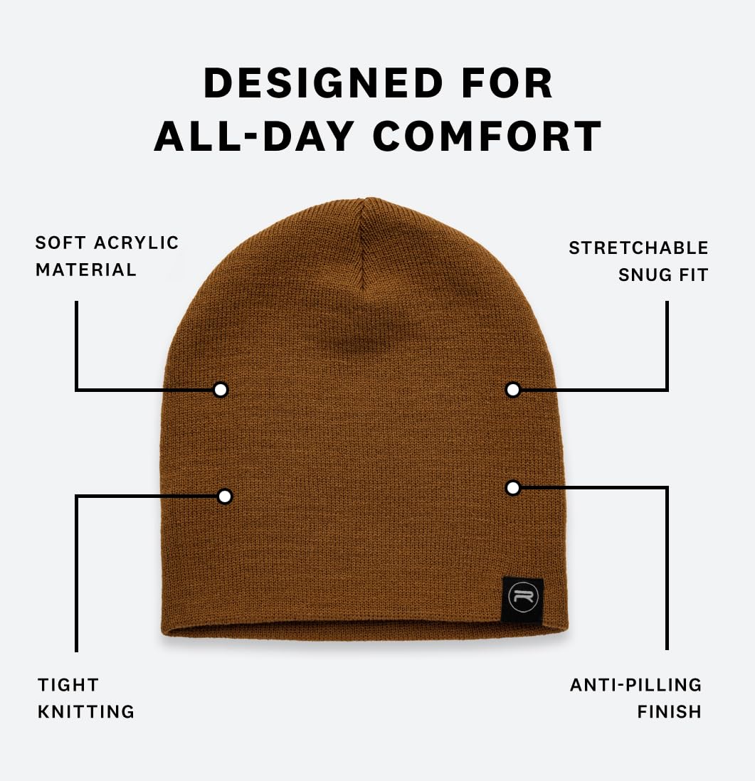 Original Beanie Cap - Soft Knit Beanie Hat - Warm and Durable