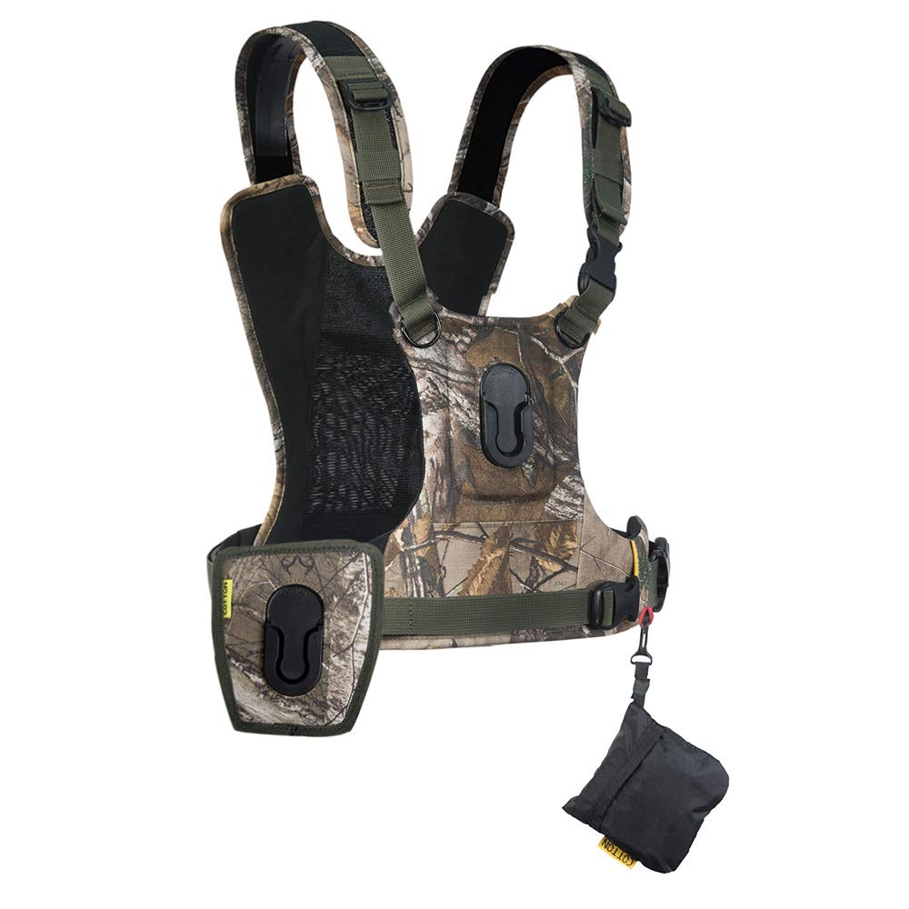 Cotton Carrier CCS G3 Camera Harness System for One Camera, Camo, 1 Camera