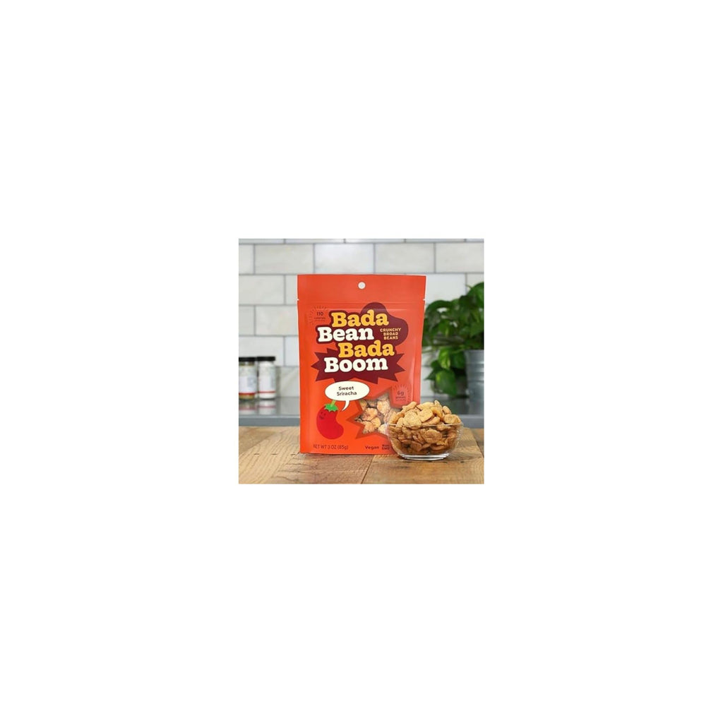 Bada Bean Bada Boom, Crunchy Roasted Broad Bean Snacks (Fava), High Protein, Vegan, Gluten-free - 110 Calorie Packs, Buffalo Wing, 4.5 Ounce (Pack of 6)