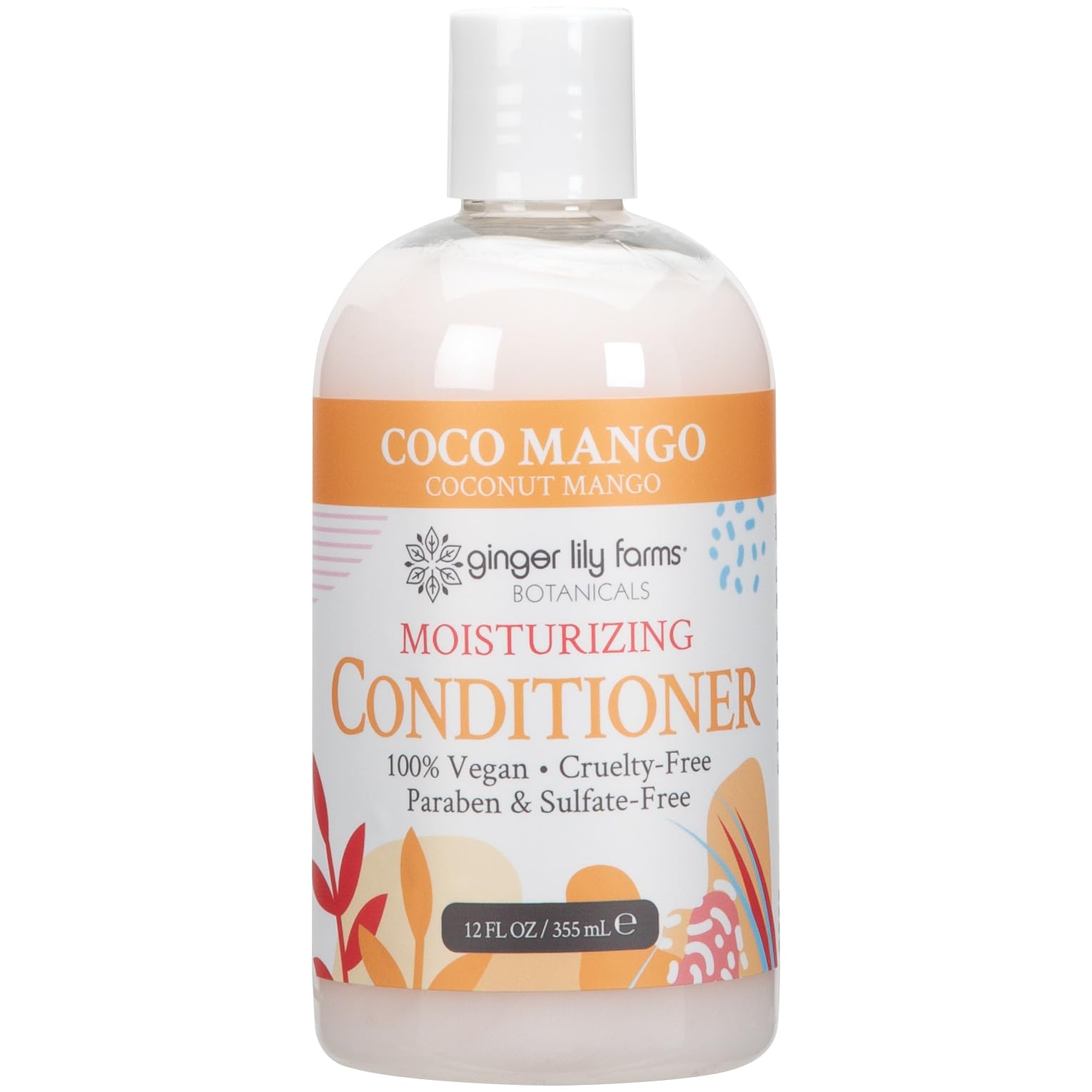 Ginger Lily Farms Botanicals Moisturizing Conditioner for Dry Hair, 100% Vegan & Cruelty-Free, Apple Pear Scent, 1 Gallon Refill (128 fl oz)