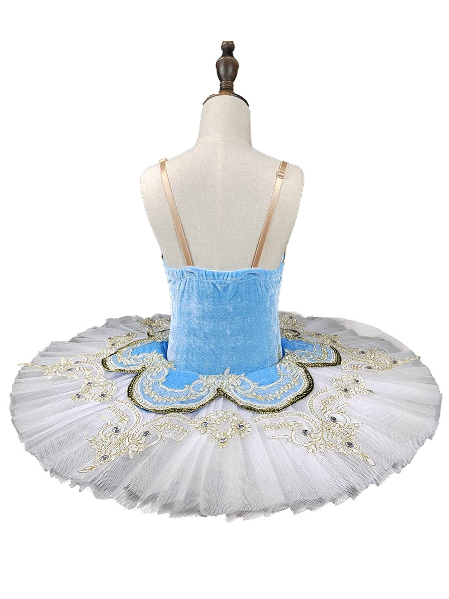 MTPLOP Swan Lake Performance Costume Ballet Dress White Sarong Competition Tutu Kids Adult Ballet Puffy Skirt