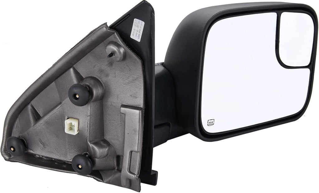 Towing Mirror Replacement Fit for 02-08 DodgeRam 1500 for 03-09 Dodge Ram 2500 3500 Pickup Truck Power Heated Tow Folding Side View Mirror Passenger Side