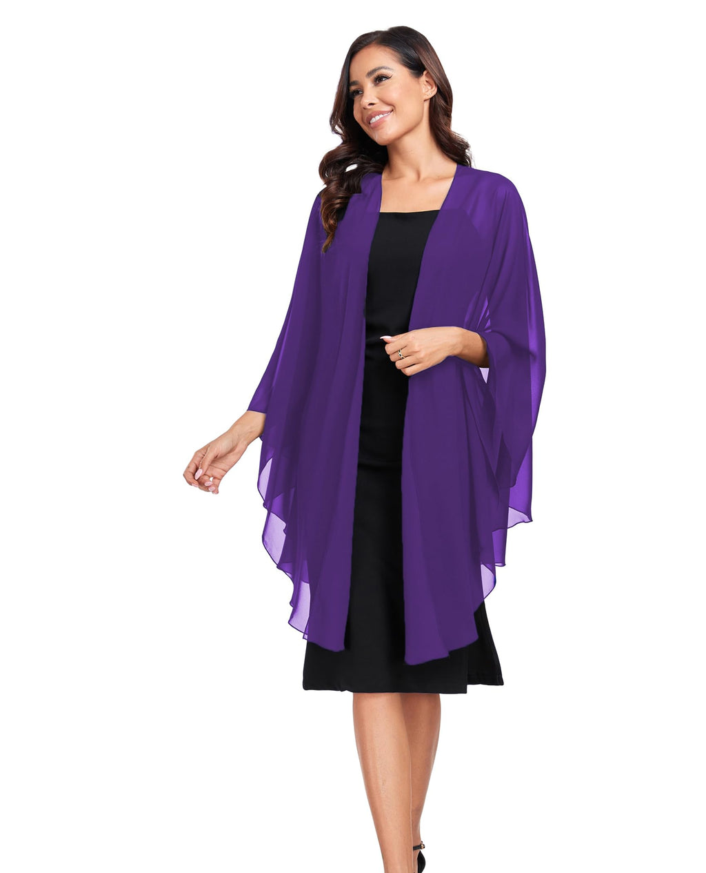 TONGFANTFL Shawls Wraps for Evening Wedding Party Chiffon Scarf Soft Bridal Wraps Wedding Guest Shawl Coverage