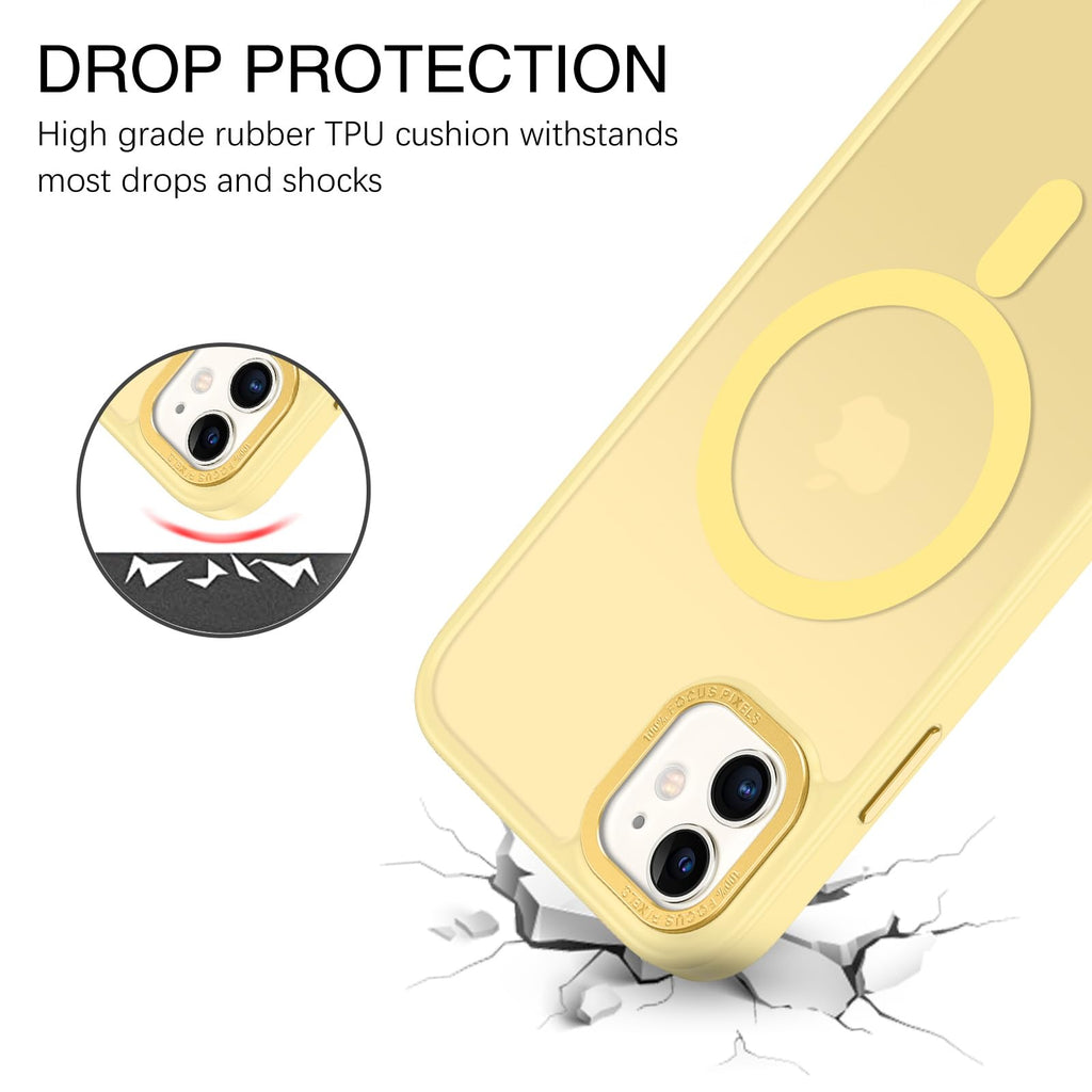 BENTOBEN for iPhone 11 Phone Case, Phone case for iPhone 11 Magnetic Case [Compatible with Mag Safe] Translucent Matte Slim Shockproof Anti-Fingerprint Protective Cover for iPhone 11 6.1’’ Black