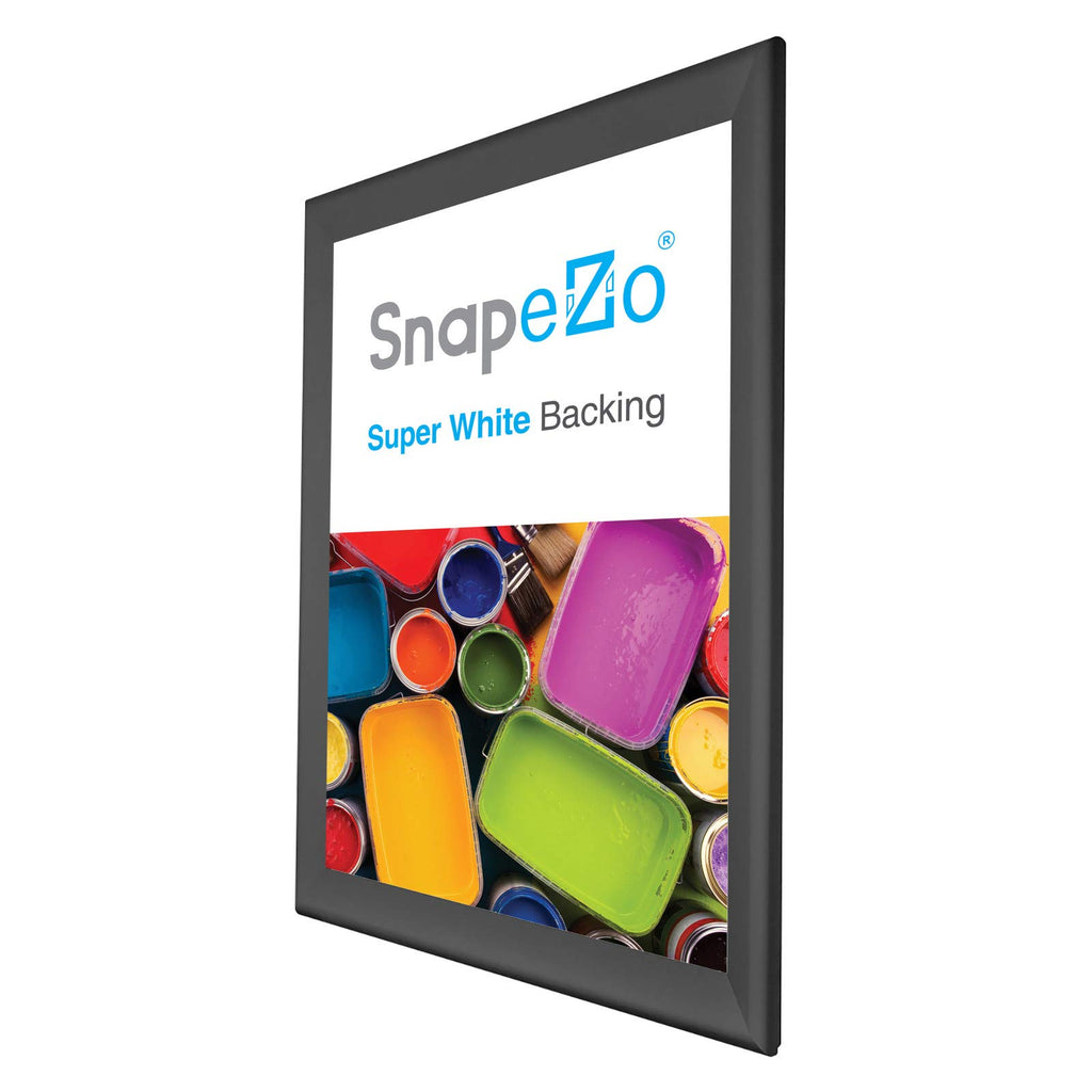SnapeZo Movie Poster Frame 27x40 Inches, Black 1.7 Inch Aluminum Profile, Front-Loading Snap Frame, Wall Mounting, Wide Series for One Sheet Movie Posters
