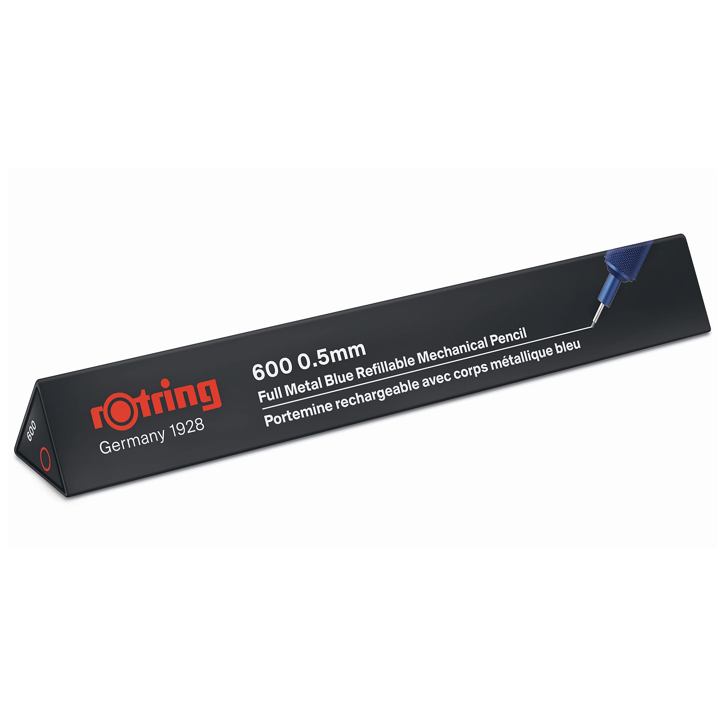rOtring 600 Mechanical Pencil, 0.5mm, Black Barrel - For Writing, Drafting, Engineering, Architecture Professionals